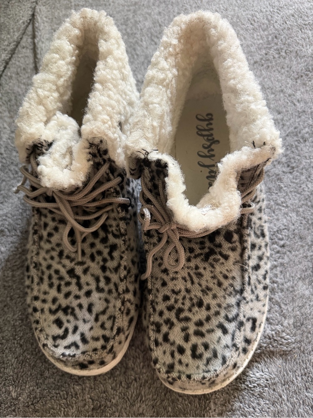Gypsy Jazz Cream Faux Fur Lined Footwear